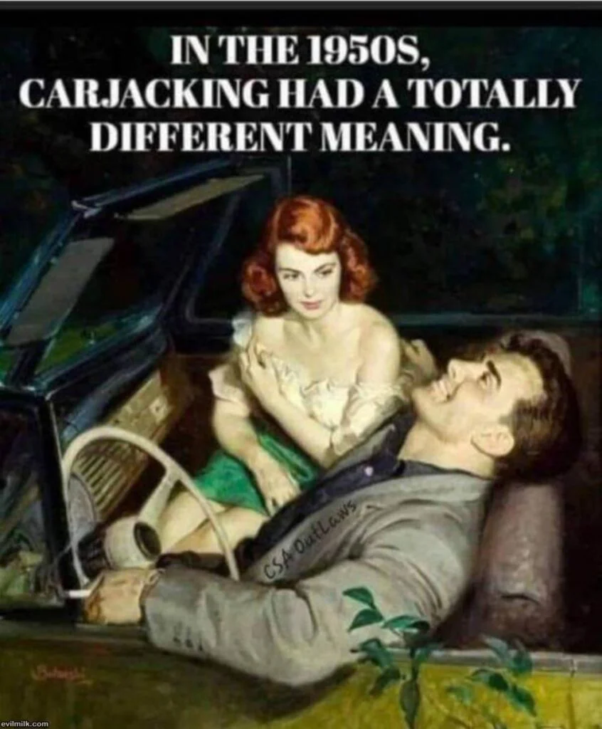 Carjacking in the 1950s meant something a little different