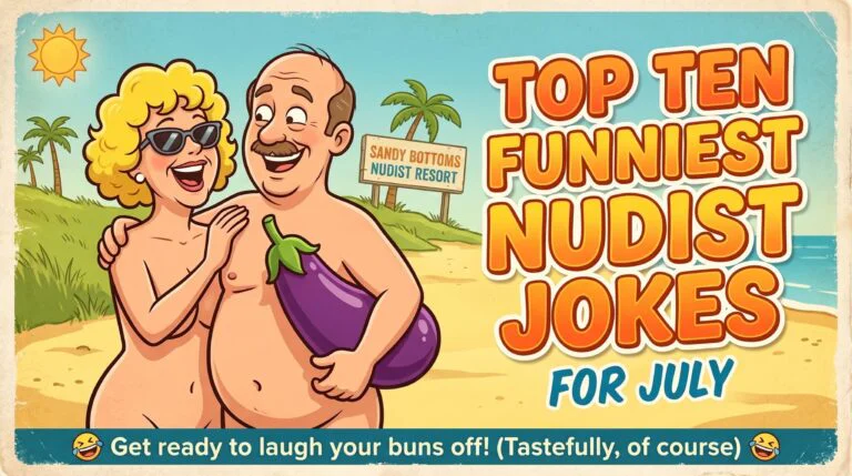 Top 10 Funniest Nudist Jokes for July